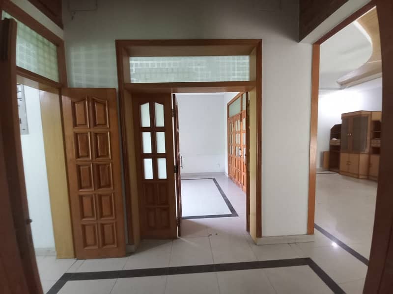 12 Marla Tile Flooring Outclass House For Rent In Johar Town G1 Block 9