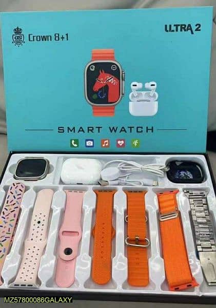 Smart watch with air pods pro delivery available 2