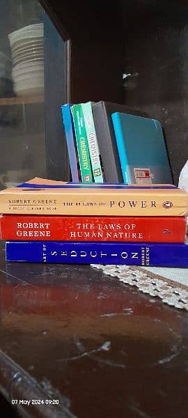 3 books,48 laws of power,the art of seduction,the laws of human nature 1