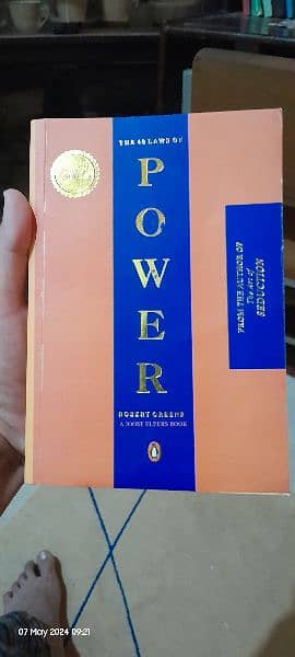 3 books,48 laws of power,the art of seduction,the laws of human nature 2
