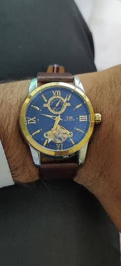 Original "TSS sparkle star" Automatic watch with Moon phase