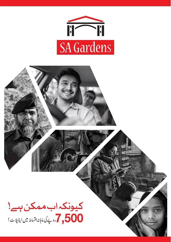 Plots & Files are Available in SA GARDENS 37