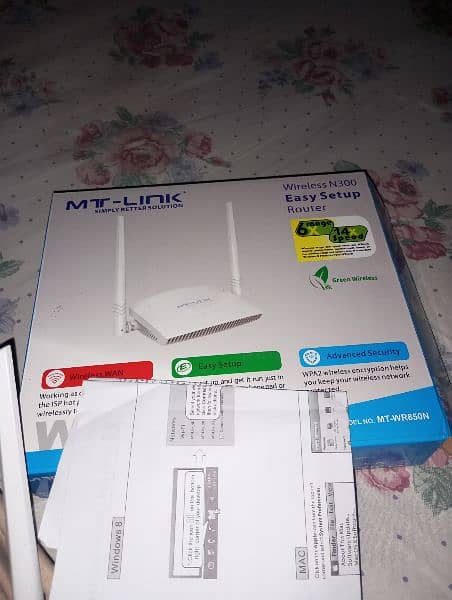 Mt link wifi router dual antenna N300 2