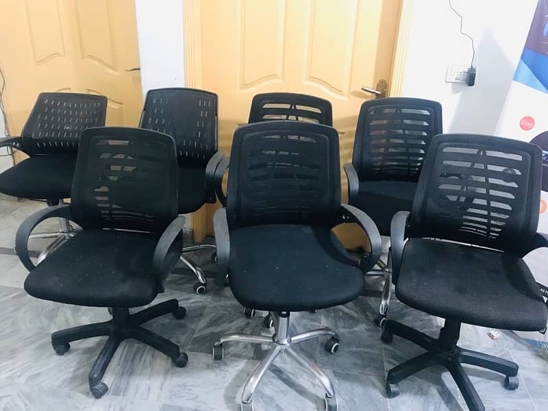 Office chairs and tables for call center and agencies 0