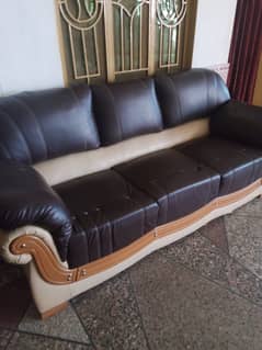 6 seater sofa with table