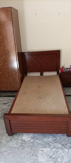 2 Single beds , New with side table