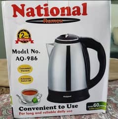 National brand new Electric kettle 2liter.