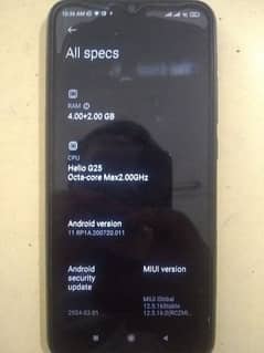 Redmi A10 10/10 Condition Pta approved   (03320726168)