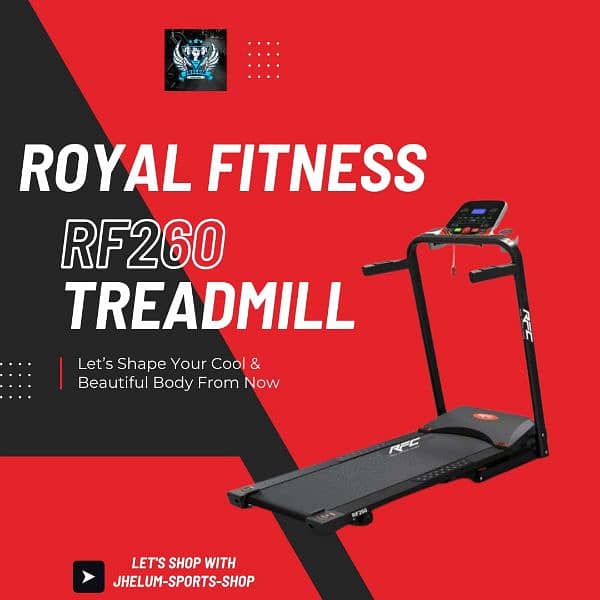 Treadmill Royal Fitness 4