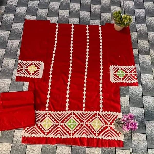 3 piece medium size Sindhi aplic dress 2