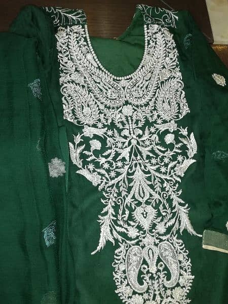 green shiffon dress 1