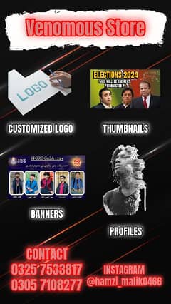 Graphic Designer || You Can Order A customized Banner Thumbnail 0
