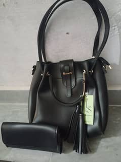 Branded  pure leather 2 piece bag for sale
