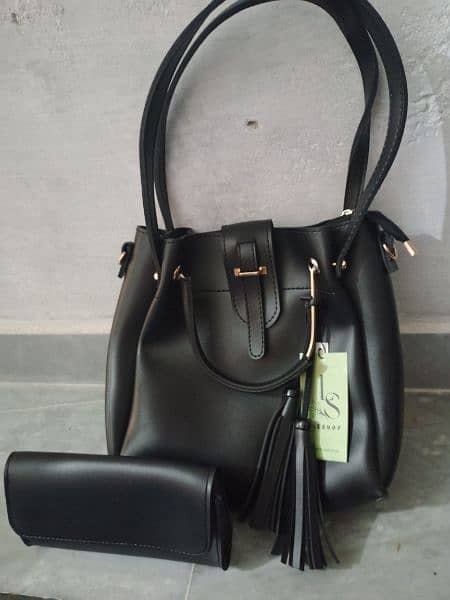 Branded  pure leather 2 piece bag for sale 0