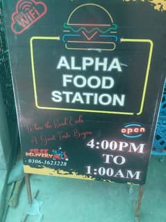 alpha food station and restaurant for sale contact 03008044734