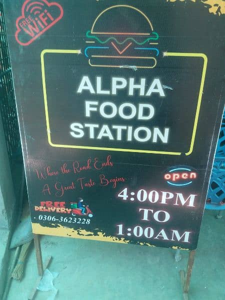 alpha food station and restaurant for sale contact 03008044734 0