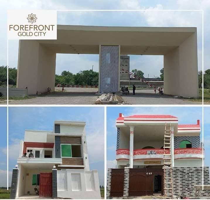 5 MARLA PLOT FOR SALE IN FORE FRONT GOLD CITY MARDAN 0