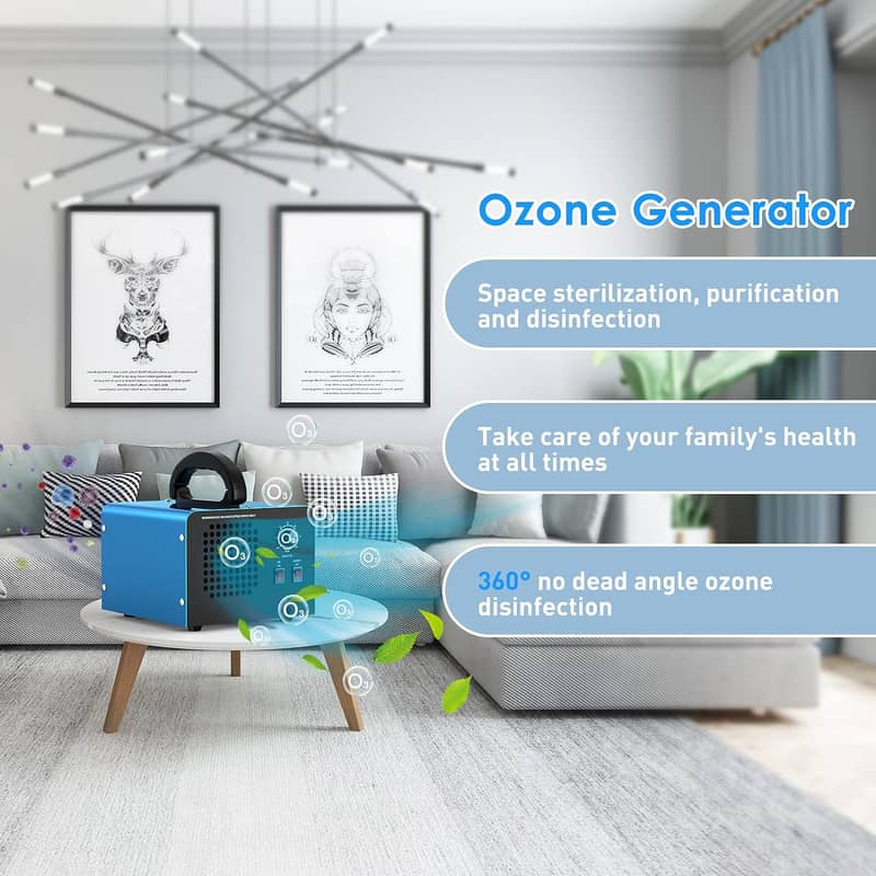 Air Purifier 28000mg/hour ozone device with 2 modes 6