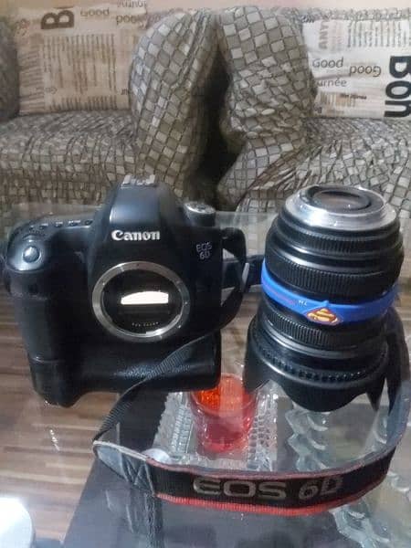 Camera Canon 6D & lens 24+70 2
