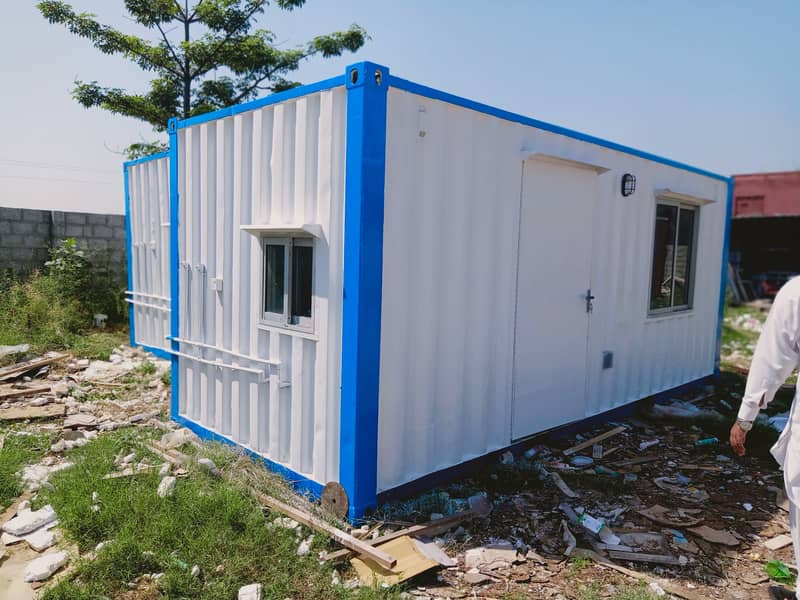 site office container office prefab cabin guard room dry container 5
