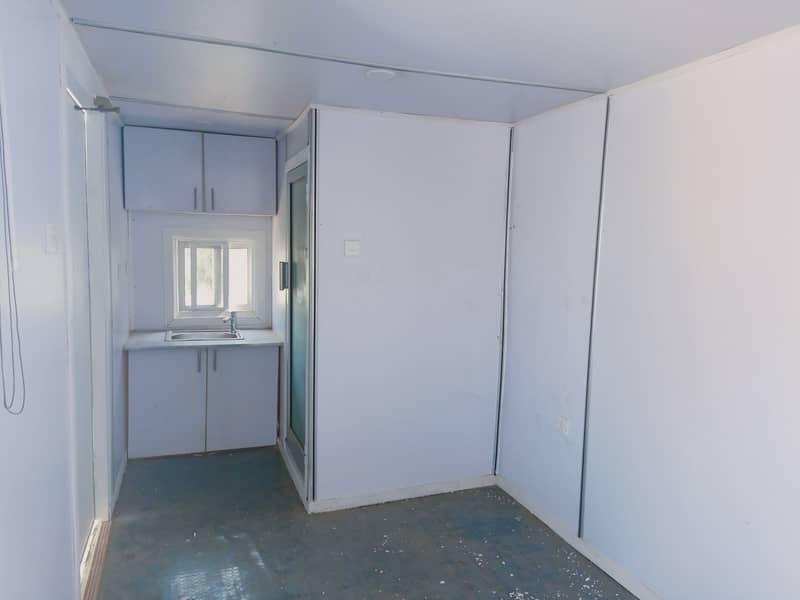 site office container office prefab cabin guard room dry container 7