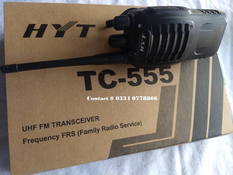 HYT Walkie talkie TC-555 Hytera UHF Civilian New Woki toki HYT Wireles 1
