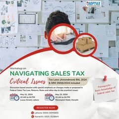 Workshop on Navigating Sales Tax Critical Issues