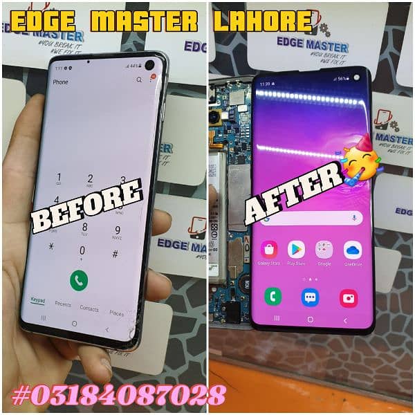 Crack Glass change SamsungS10+S8+S20ultraS23Note10plusNote20UltraNote8 1