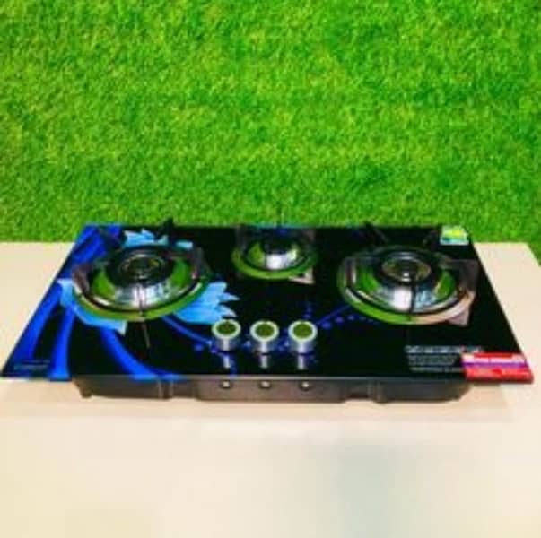 3 Burner Auto Glass Model 3 China Stove At All Ses Branches 1
