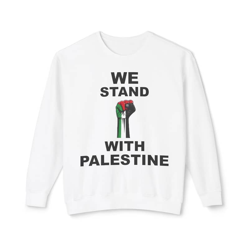 Stand With A Palestine | Full Sleeve T Shirt | T Shirt Solidarity 2024 0