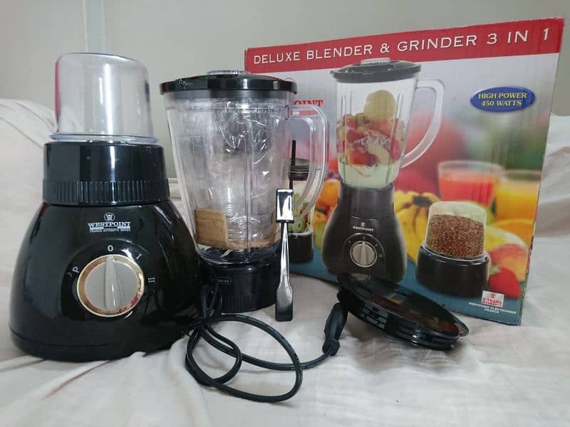 West point Blender and Grinder 3 in 1 WF-314 0