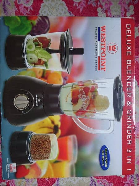 West point Blender and Grinder 3 in 1 WF-314 1