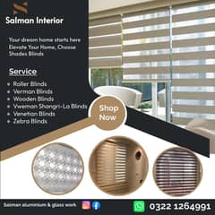 Blinds | Roller blind | Zebra blind | Office blind/wooden blinds