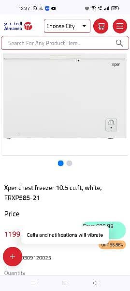 xper chest freezer new 2