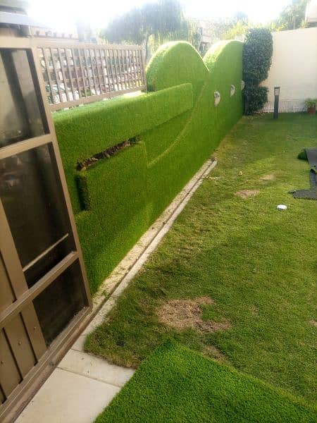 stairs design/artificial grass/astro tuff/Wood work/shoes rack/kitchen 4