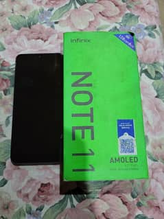 Infinix Note 11 6/128 10/10 Official PTA with All accessories