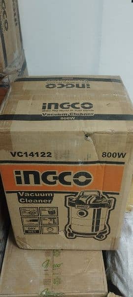 Ingco Vacuum cleaner wet and dry 12Litr VC14122 0