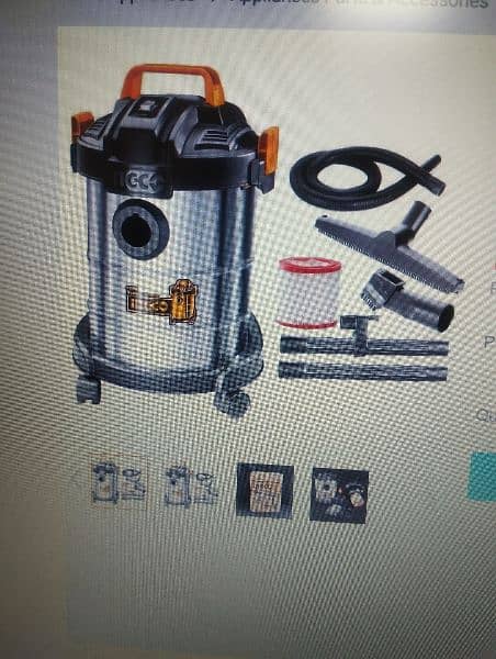 Ingco Vacuum cleaner wet and dry 12Litr VC14122 2