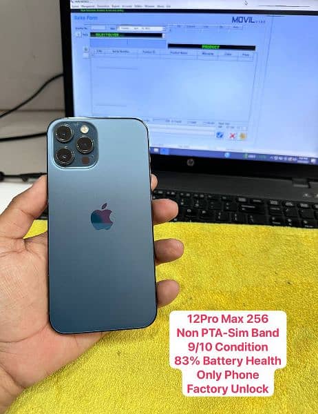 iphone 12 pro max 256gb factory unlocked non pta 0