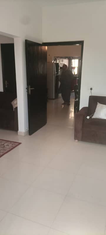 3Bed Rooms Drawing Lounge Flat For Sale 3rd Floor Tiles Flooring 1200 square feet Block k North Nazimabad 1