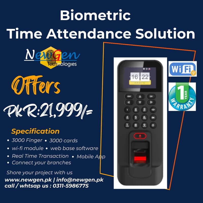 ZKteco Biometric Time Attendance Machine MB460 Mb20 K50 Uface800 Cloud 4