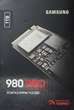 Samsung 1TB 980 pro M2 SSD PCIE 4.0 box pack