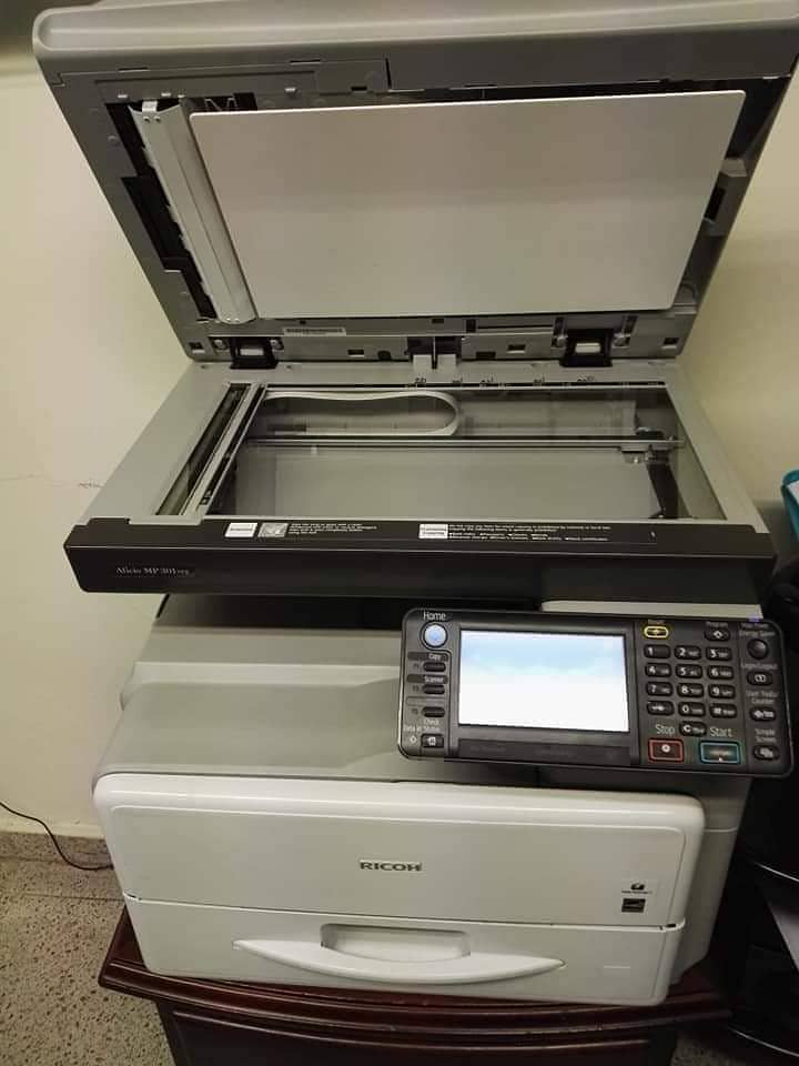 Ricoh MP 301 (3in1) Copier | 110v with Converter | in Good condition 1