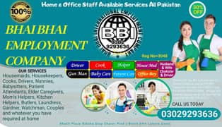 House maids , Maids , Baby Sitter , Chef , Cook , Patient Care ,Nurse 0