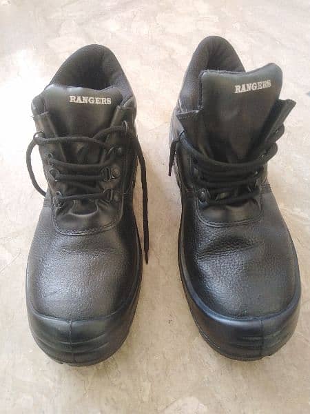 New Men's Rangers Safety Black Boots Size 43 6