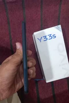 vivo y33s with box and complete accessories