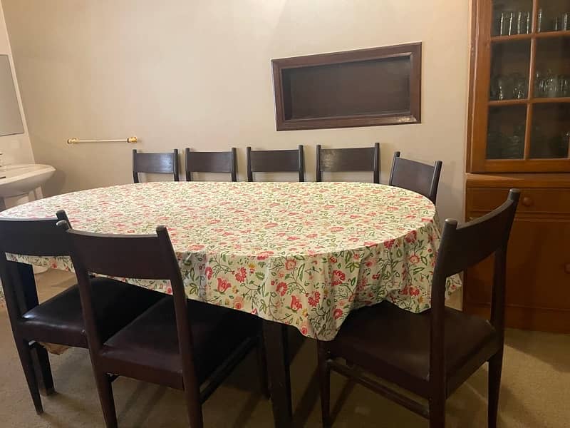 sham dining table with 8 chairs 1