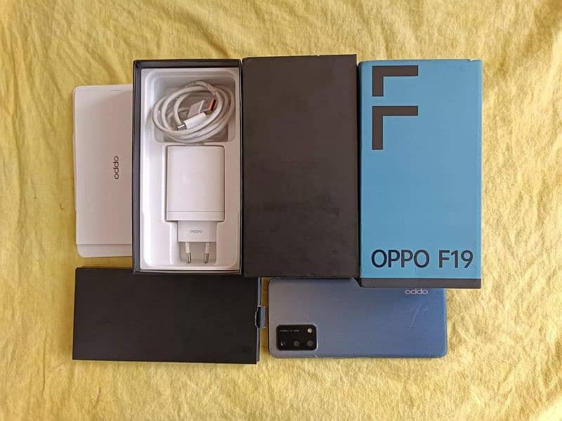 Oppo f19 with Box 0