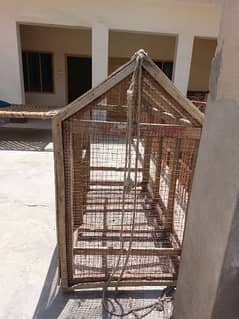 Heavy Good Quality Wooden Cage