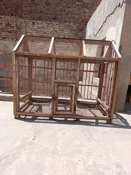 Heavy Good Quality Wooden Cage 1